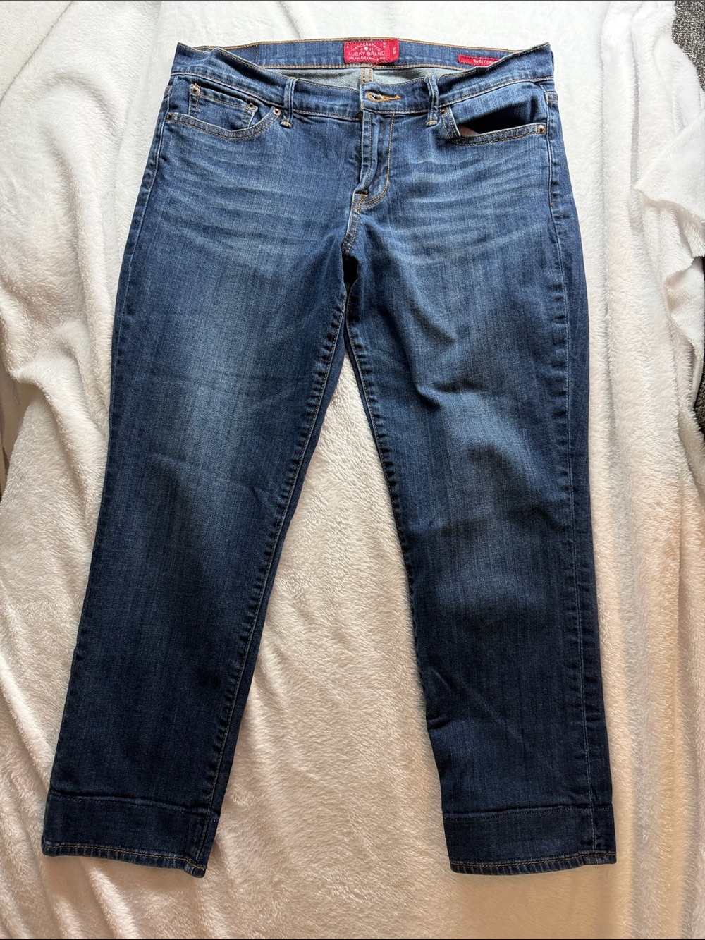 Lucky Brand Dark Indigo Straight Leg Women's Jeans 2382